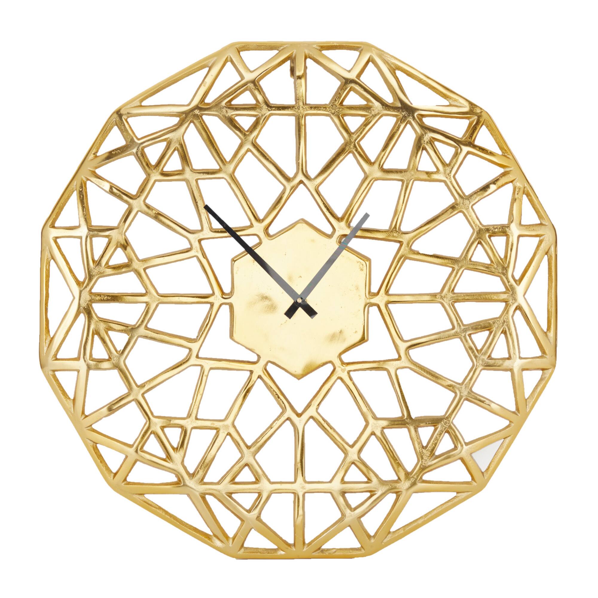24" Contemporary Abstract Wall Clock